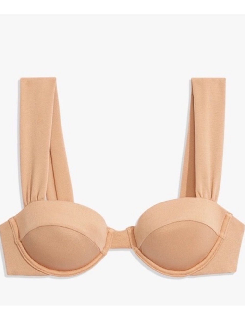 ♥️… WeWoreWhat Nude Tan Claudia Bikini Top